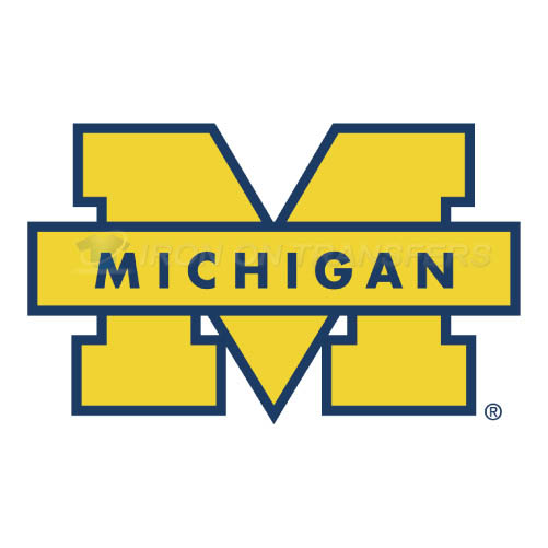 Michigan Wolverines Logo T-shirts Iron On Transfers N5071 - Click Image to Close